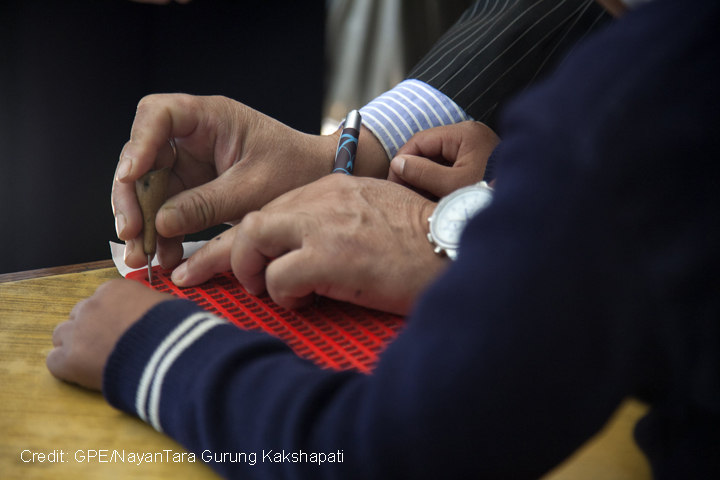 Teacher and Student hands