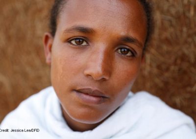 Yalemwork, girl in Ethiopia, who was saved from child marriage