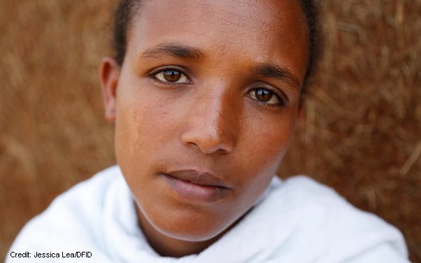 Yalemwork, girl in Ethiopia, who was saved from child marriage