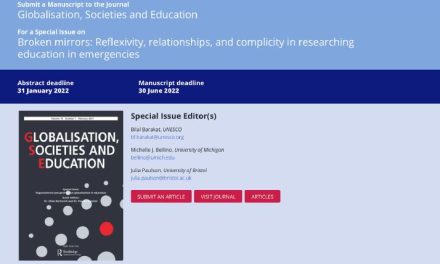 Special Issue call for papers – Broken mirrors: Reflexivity, relationships, and complicity in researching education in emergencies