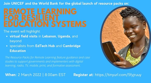 Remote Learning for Resilient Education Systems