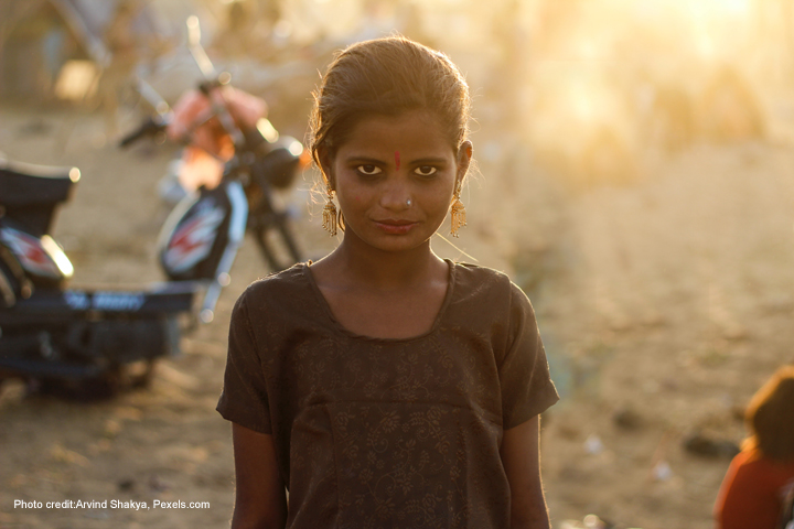 teenage girl, Pushkar, India