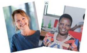 Montage of picture of Jo Westbrook and Margaret Baleeta