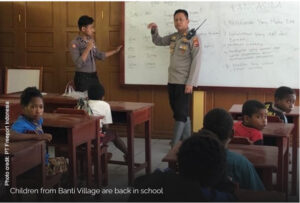 Children in classroom