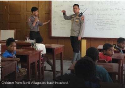 Children in classroom