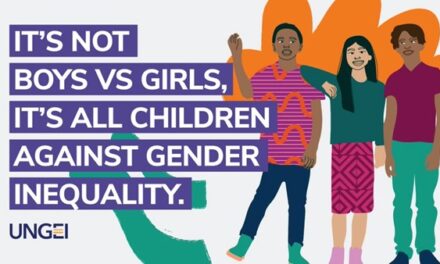 It’s not girls versus boys, it’s ALL children against gender inequality