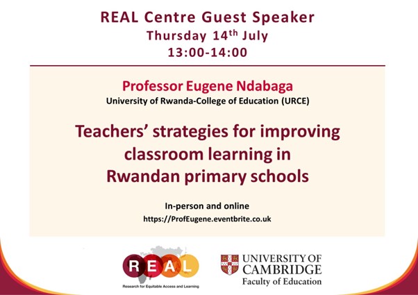 Teachers' strategies for improving classroom learning in Rwandan primary schools
