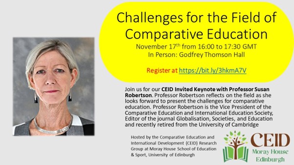 Challenges for the Field of Comparative Education