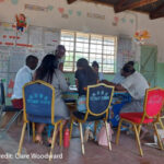 Teachers taking part in a teacher group meeting in Zambia.