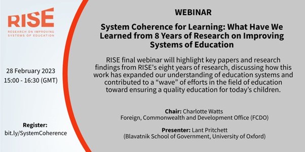 System Coherence for Learning: What We Have Learned from 8 Years of Research on Improving Systems of Education