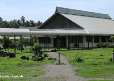 A school building in Solomon Islands.