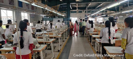 Sewing Machine Operator Training, Odisha, India under the Skill Impact Bond Programme.