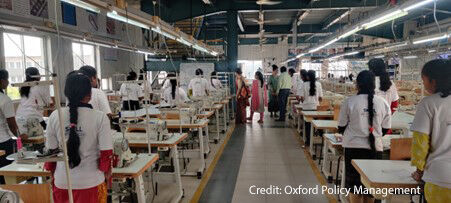 Sewing Machine Operator Training, Odisha, India under the Skill Impact Bond Programme.