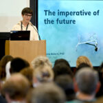 Maria Balarin presenting at the UKFIET 2023 conference