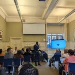 Hammed Kayode Alabi, presenting in a session at the UKFIET Conference 2023