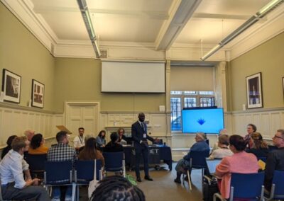 Hammed Kayode Alabi, presenting in a session at the UKFIET Conference 2023
