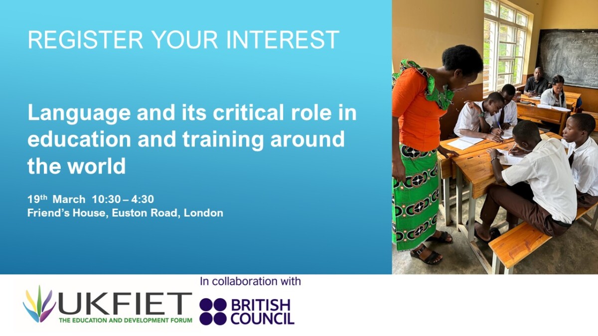 Language and its critical role in education and training around the world