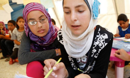 Global responsibility sharing for refugee education: what is a “fair share”?