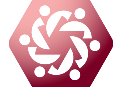 Icon for Inclusion and intersectionality sub theme at UKFIET Conference 2025. Red background with white