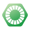 Icon for sustainable development goals theme at UKFIET Conference 2025. Green background with white version of SDG logo