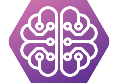 Icon for Systems thinking theme at UKFIET Conference 2025. Purple background with white