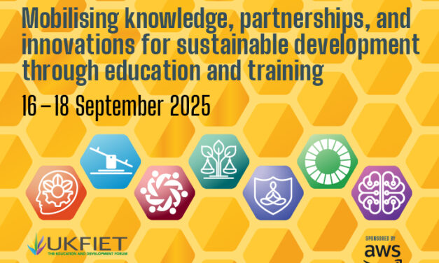Mobilising knowledge, partnerships, and innovations for sustainable development through education and training 16- 18 September 2025 UKFIET Conference.