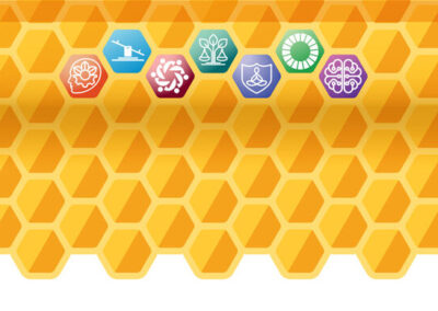 Yellow background with UKFIET 2025 conference theme icons