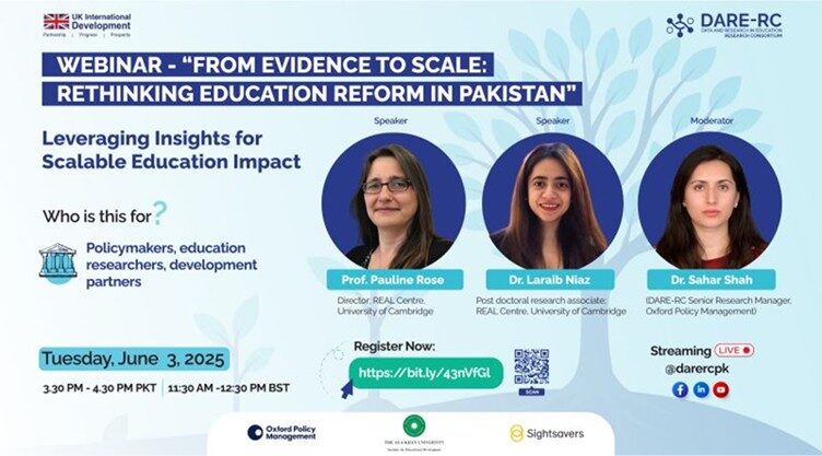 From Evidence to Scale: Rethinking Education Reform in Pakistan