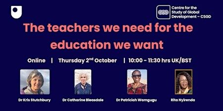 The teachers we need for the education we want