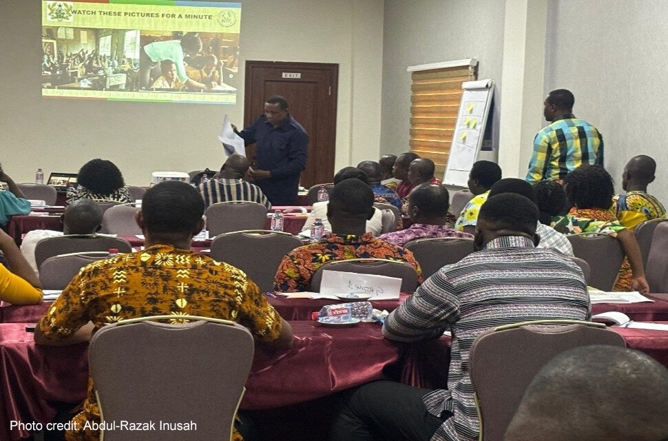 Final preparation for National Service Scheme (NSS) pedagogy training conference 2024 at Ho, Ghana.