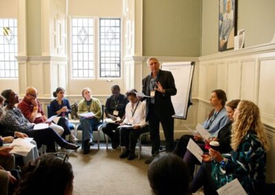 Andy Brock leading a session at the UKFIET Conference 2025