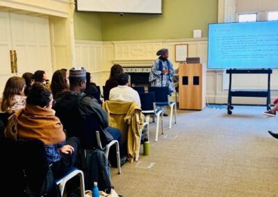 Hadiza Umar presenting in a session at the UKFIET 2025 conference