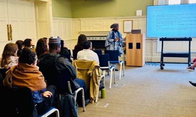 Hadiza Umar presenting in a session at the UKFIET 2025 conference