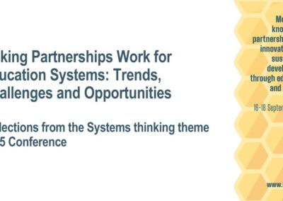 Holding slide for Systems thinking webinar post 2025 UKFIET confernce