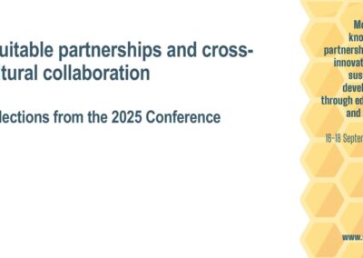Title slide for Equitable Partnerships webinar post UKFIET 2025 Conference