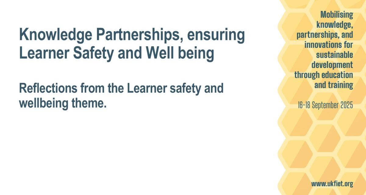 Learner safety holding slide Holding slide for the Learner Safety and wellbeing webinar Oct 2025