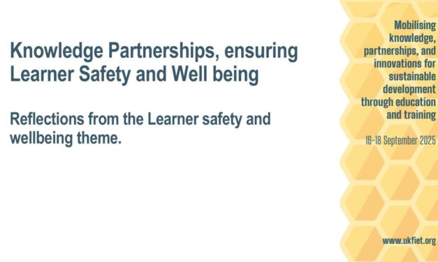 Holding slide for the Learner Safety and wellbeing webinar Oct 2025