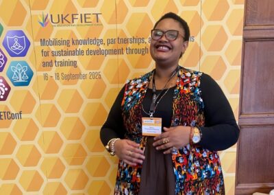 Mercy Martins at the UKFIET 2025 Conference