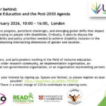 Leaving no learner behind: Disability-Inclusive Education and the Post-2030 Agenda