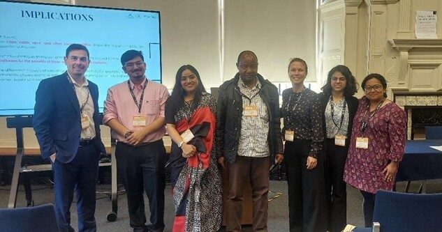 Photo of speakers in a session at UKFIET Conference 2025