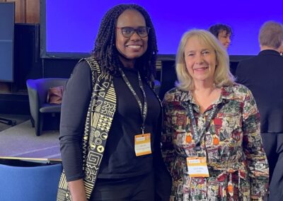 Lillian Viko and Sarah Jeffery at the UKFIET Conference 2025