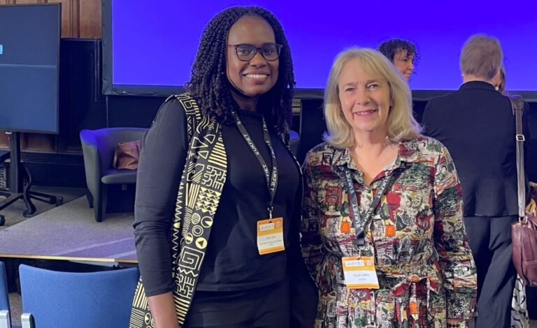 Lillian Viko and Sarah Jeffery at the UKFIET Conference 2025