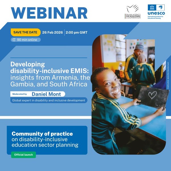 Developing disability-inclusive EMIS: Insights from Armenia, The Gambia, and South Africa