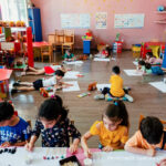 Classroom with pre-primary children where the programme was scaled, Georgia.