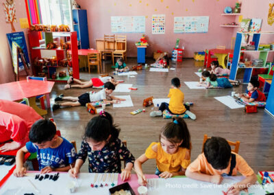 Classroom with pre-primary children where the programme was scaled, Georgia.