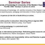 Reparative justice in education: Advancing Africa’s Agenda 2063