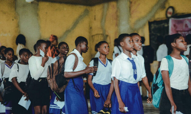 High school girls, Nigeria.