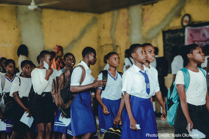 High school girls, Nigeria.