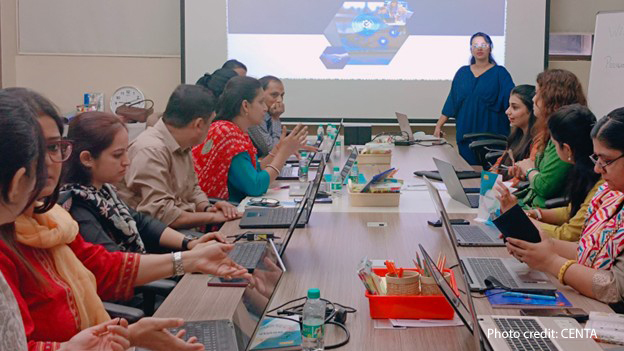 Teacher training workshop, India.