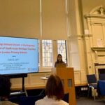 Sakina Jafri presenting at the UKFIET conference 2025.